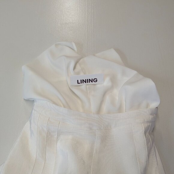 NWT Endless Rose Size Small Winter White Palazzo Capris - Picture 13 of 16